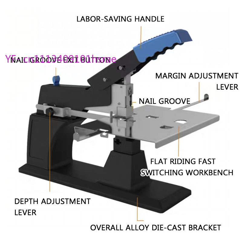 Heavy Equipment Center - Drehbare Sattelstichbindemaschine SH03 – Robuste Großformat-Zentralschnitzheftmaschine