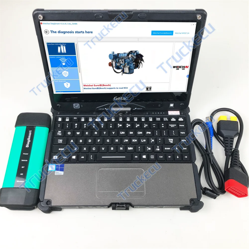 Heavy Equipment Inspection - Getac V110+ für Weichai Schwerlast-Diagnosegerät Spezialisiertes