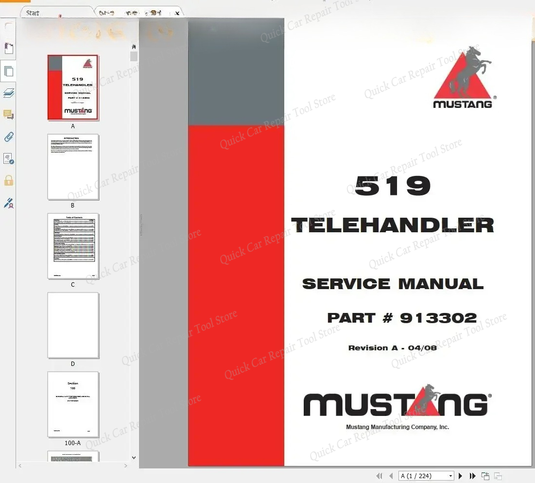 Heavy Equipment Pdf - AutoCD Mustang Machinery Heavy Equipment 4,14