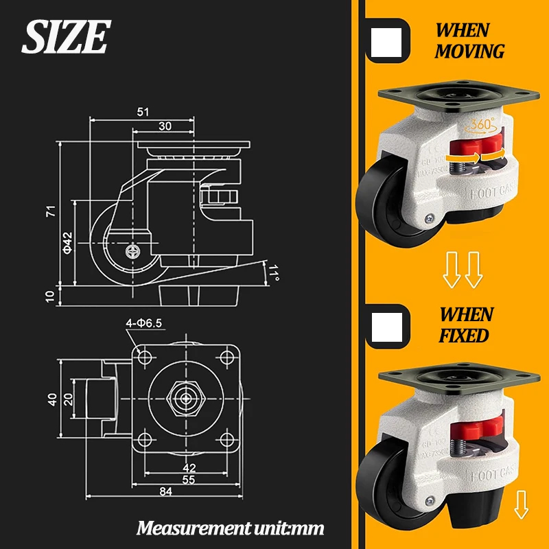 Höhenverstellbare Schwerlast-N – Heavy Equipment Grinder Bewertung und Preis
