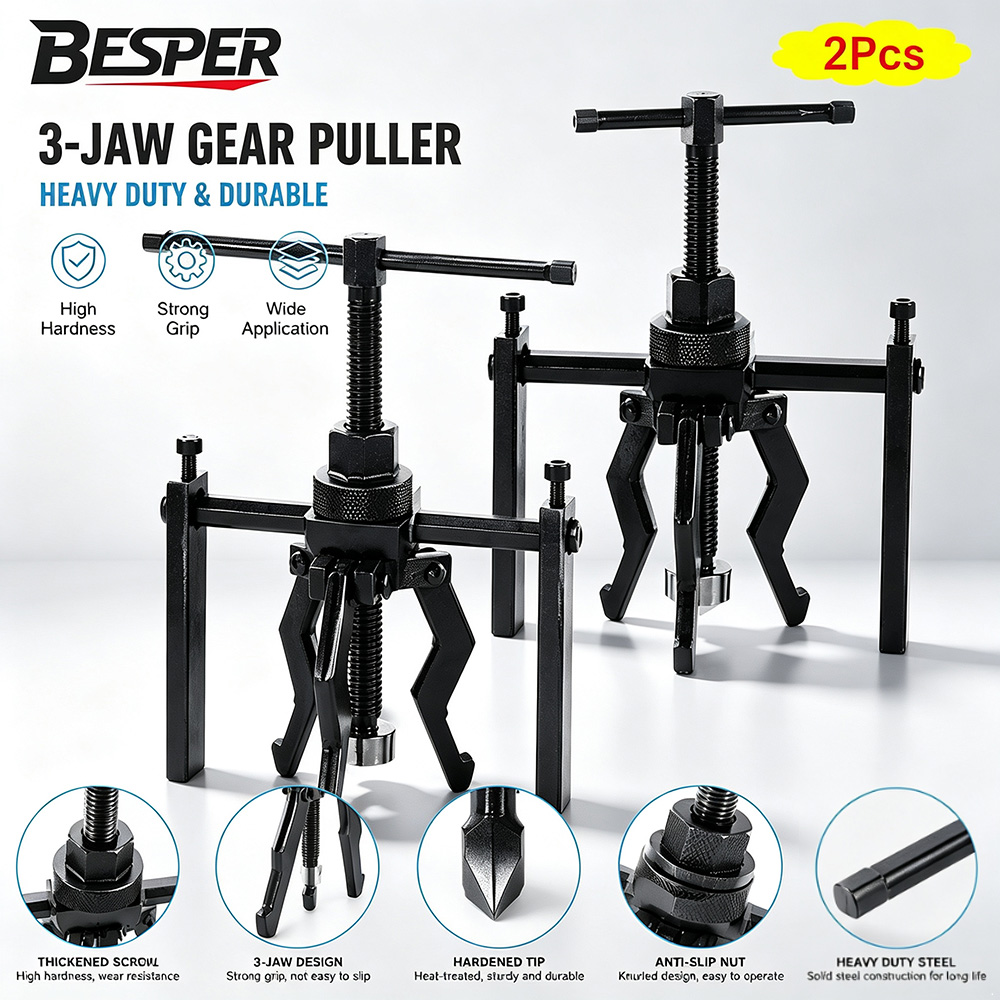 3-Backen-Lagerabzieher-Set für – Heavy Equipment Grinder Bewertung und Preis