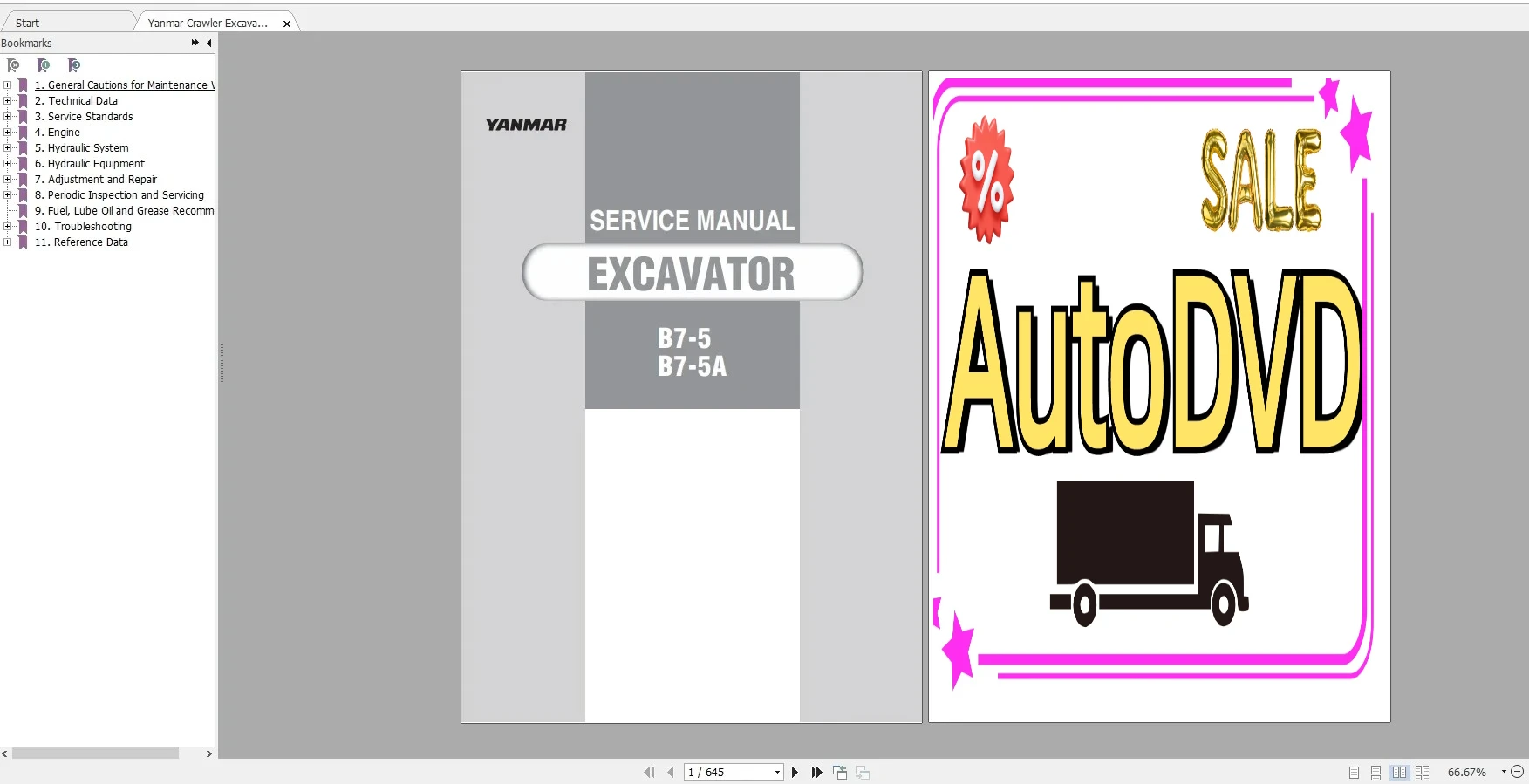 AutoDVD Yanmar Heavy Equipment – Heavy Equipment Pdf Bewertung und Preis